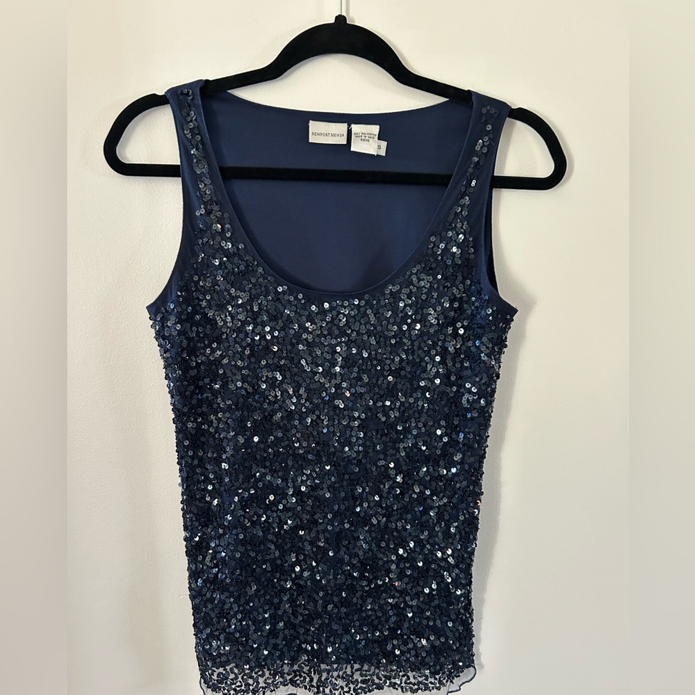 Sequin tank top